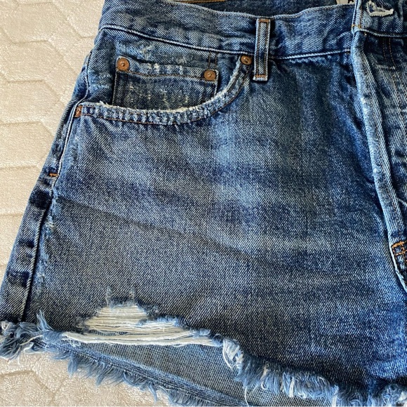 AGOLDE Parker Vintage Cut Off Denim
Shorts Rock Steady Size 32 - Picture 5 of 14